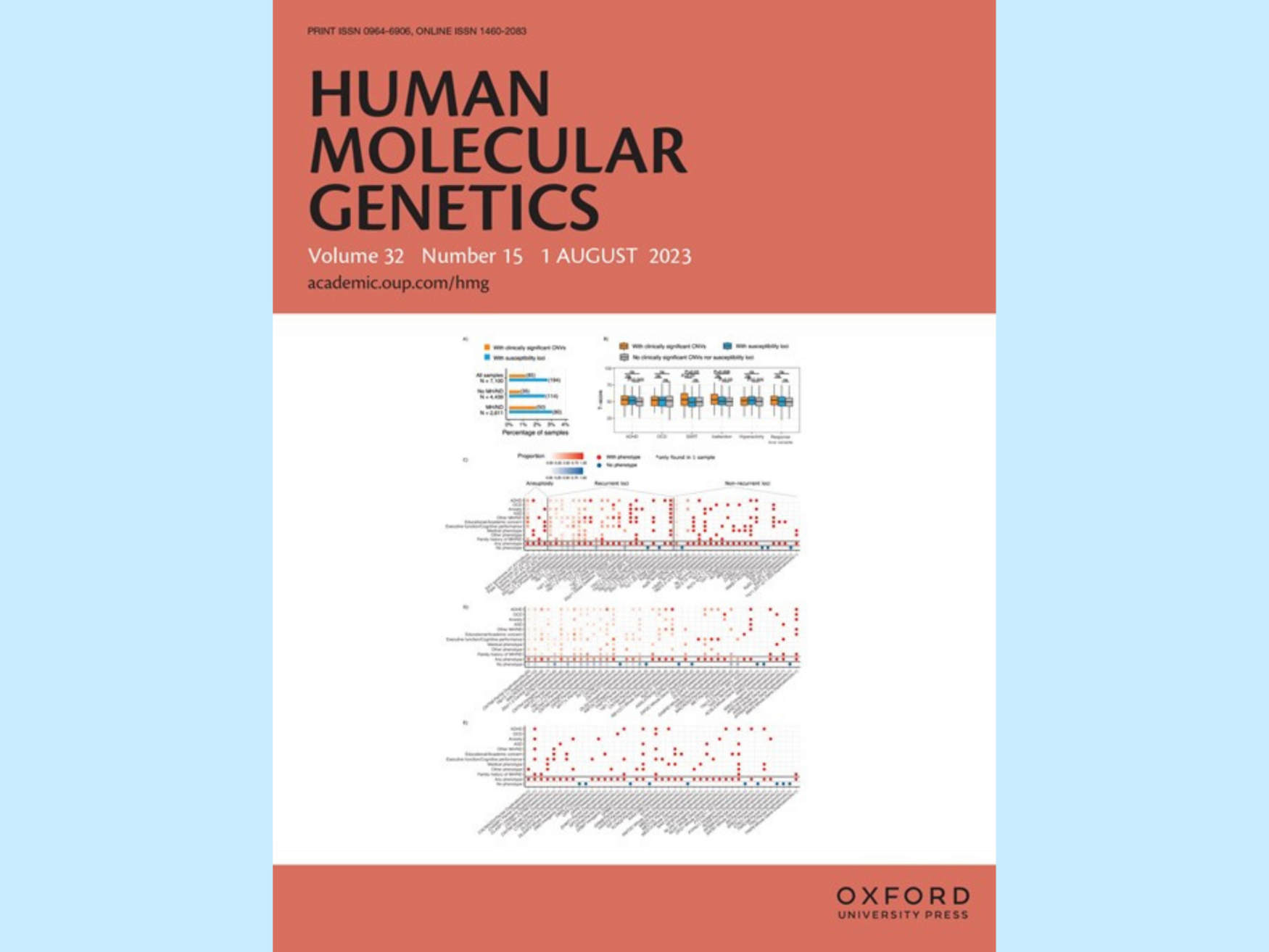 Human Molecular Genetics Journal Cover